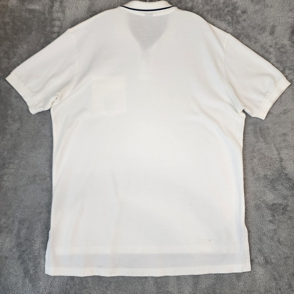 Polo Ralph Lauren Royal Yacht Club Shirt Mens XL White Pique Pocket Vintage Polo - Picture 2 of 11